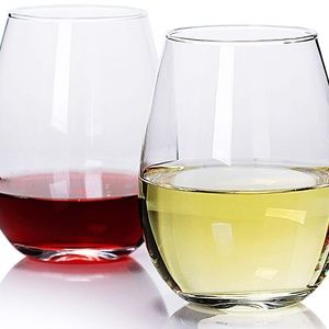 HOME DECOR CRATE&BARREL STEMLESS GLASSES